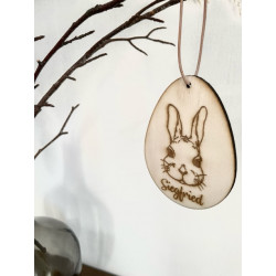 Hasenei, mit oder ohne Brille