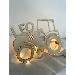 Treckerlampe, mit dem Namen...