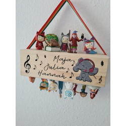 Toniebalken aus Holz,...