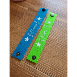 SOS Armbänder, inkl. Namen des Kindes