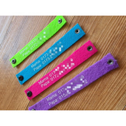 SOS Armbänder, inkl. Namen des Kindes