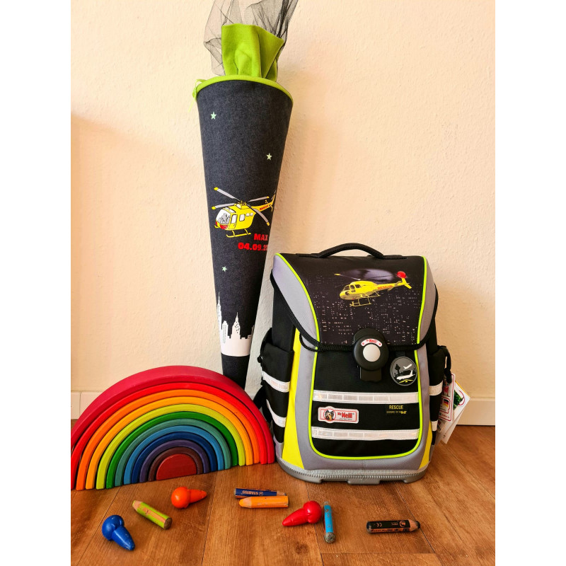 Schultüten, passend zur Schultasche abgestimmt