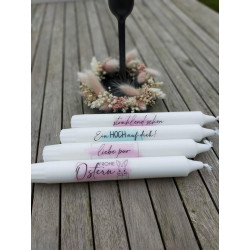 Kerzen mit liebevollen...