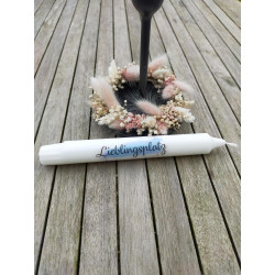 Kerzen mit liebevollen Sprüchen