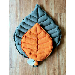 Blatt Kissen Musselin