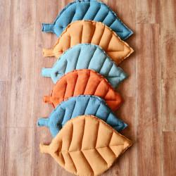 Blatt Kissen Musselin