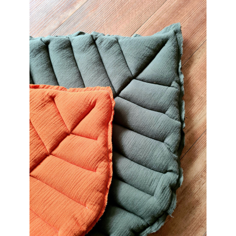 Blatt Kissen Musselin