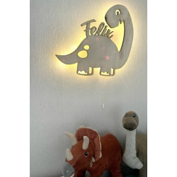 Langhals Holzlampe,...