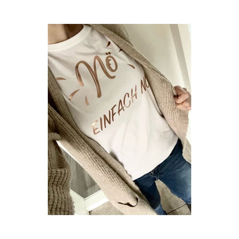 T-Shirt, einfach Nö
