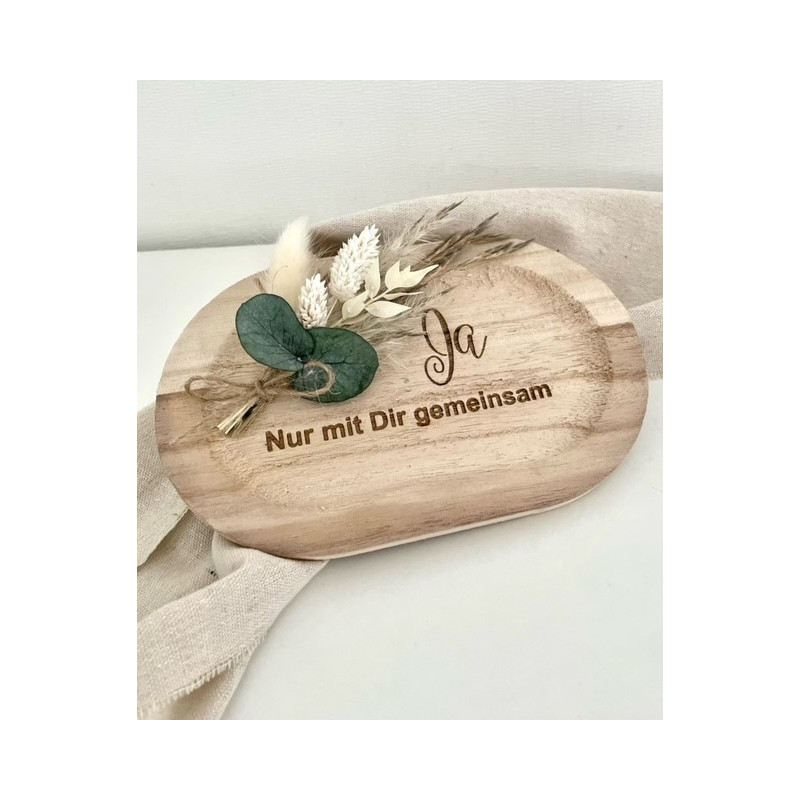 Traukissen aus Holz, Personalierung möglich